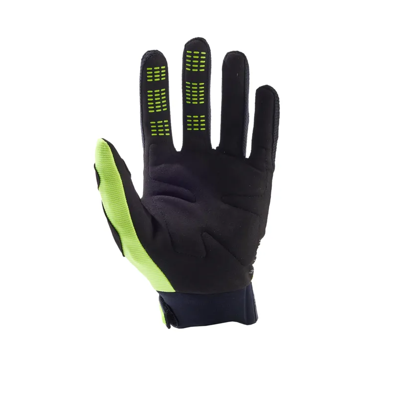 Fox Racing Dirtpaw Full Finger Gloves in Fluorescent Yellow-1